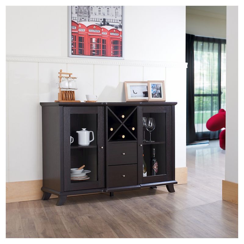 Antonette Transitional Multi-Storage Dining Buffet Cappuccino - HOMES: Inside + Out