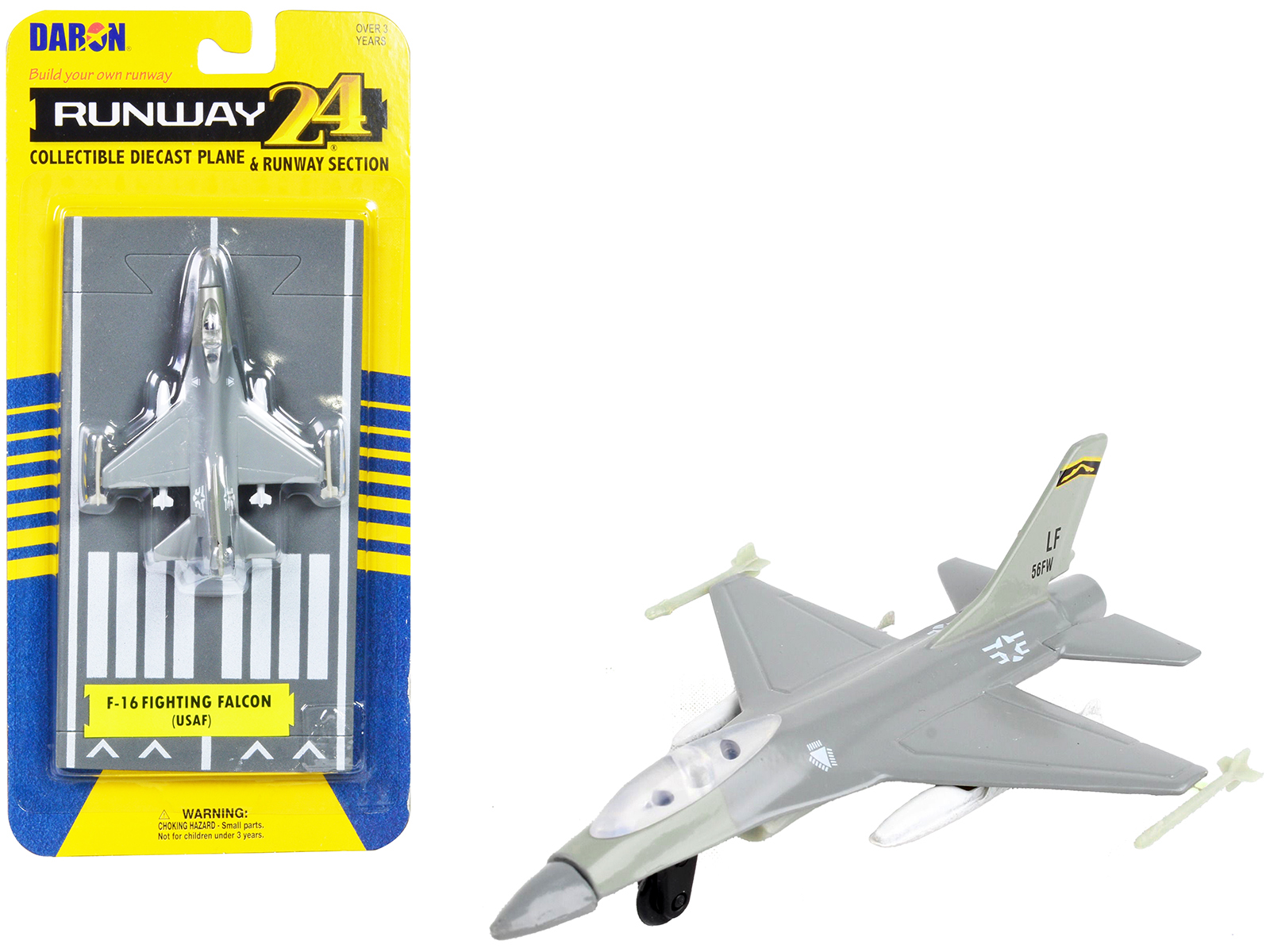 Grumman F-14 Tomcat Fighter Aircraft "VF-32 The Swordsmen" and Section D of USS Enterprise (CVN-65) Aircraft Carrier Display Deck "Legendary F-14 Tomcat" Series 1/200 Diecast Model by Forces of Valor