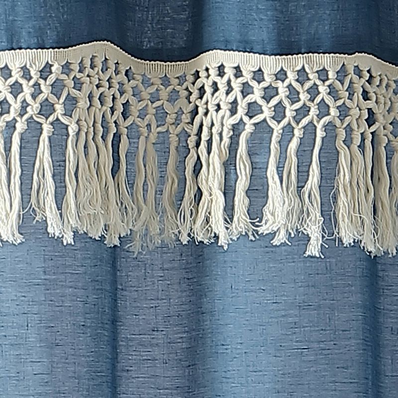 Lydia Shower Curtain Blue - Peach & Oak