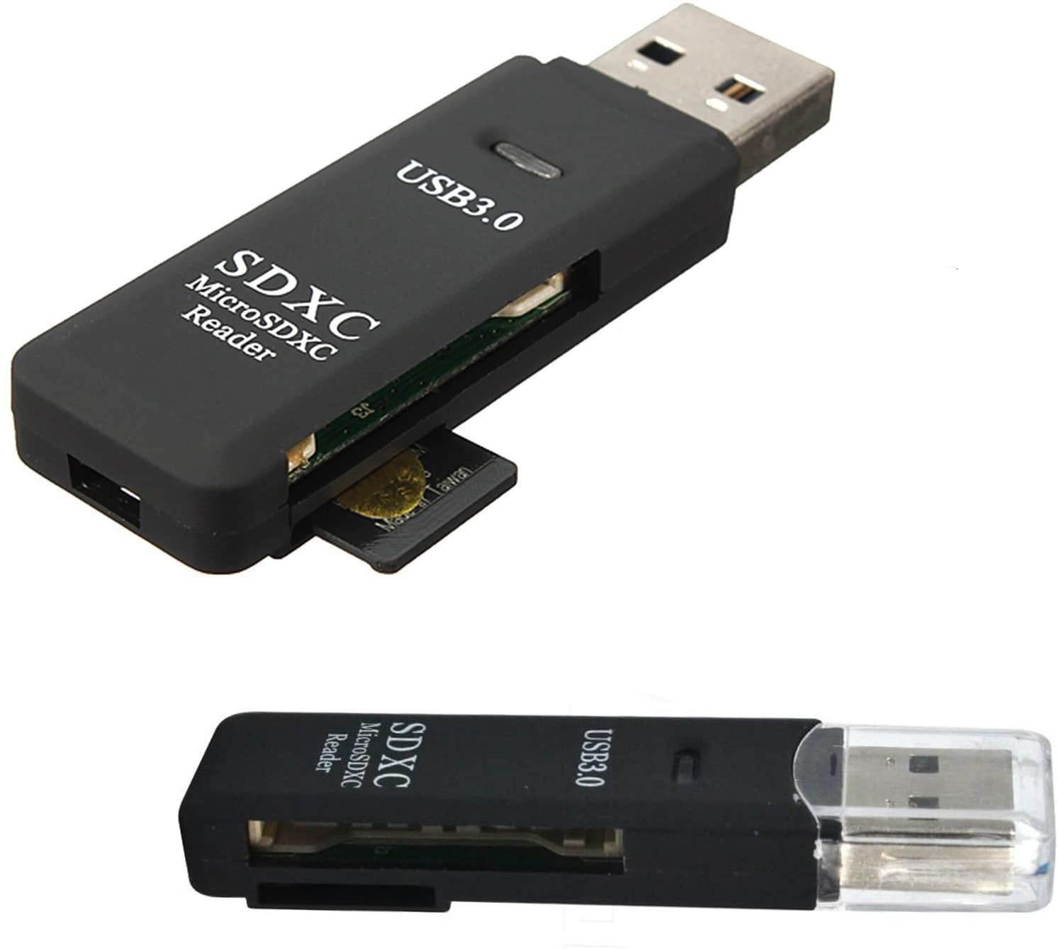Lupo USB 3.0 Multi Card Reader - Supports SD, SDHC, MMC, RSMMC, MMC Mobile, MMC Micro, SDXC, Micro SD and T-Flash