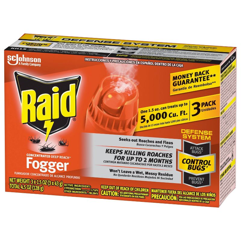 Raid Fogger Concentrated - 3pk/1.05oz
