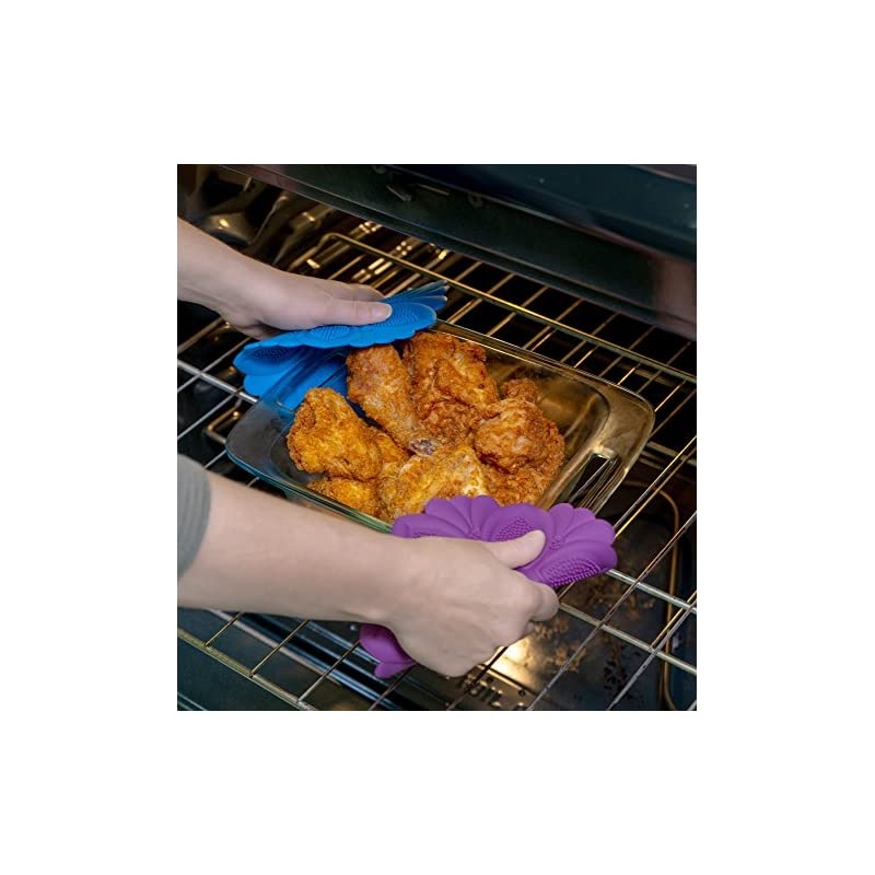 Red Silicone No-Slip Grip Hot Pad and Trivet