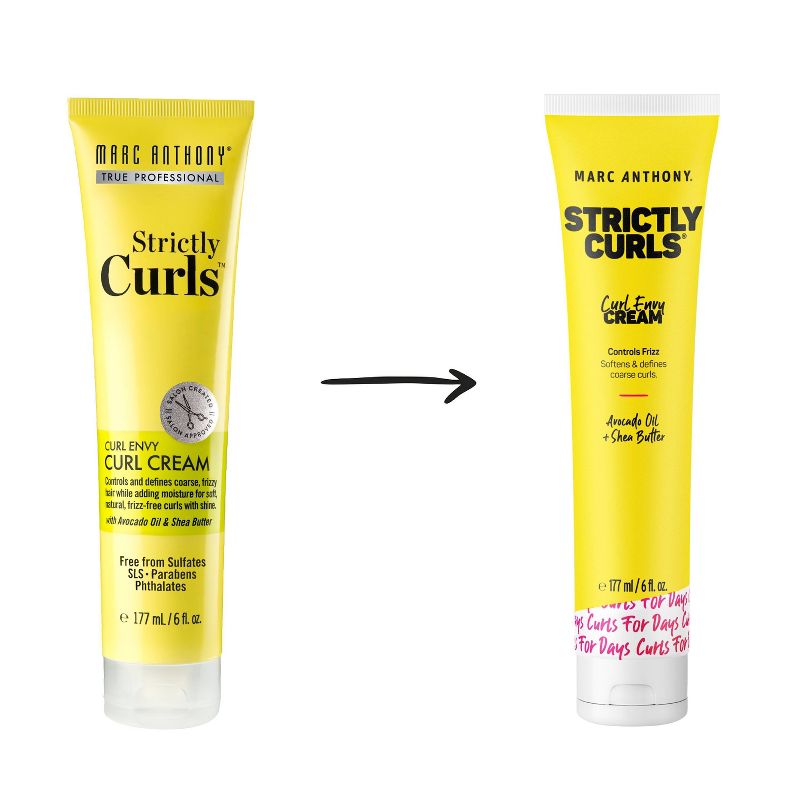 Marc Anthony Strictly Curls Curl Envy Cream Hair Styling Product & Softener - Shea Butter - 6 fl oz