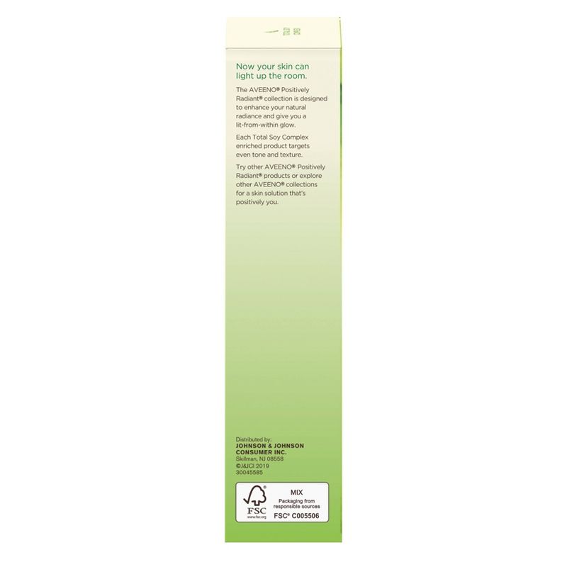 Aveeno Positively Radiant Daily Face Soy Moisturizer - SPF 15 - 4 fl oz