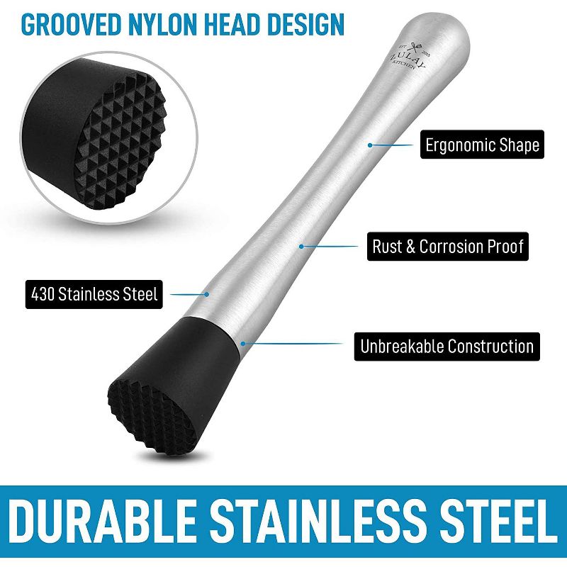 Zulay Kitchen SS Muddler