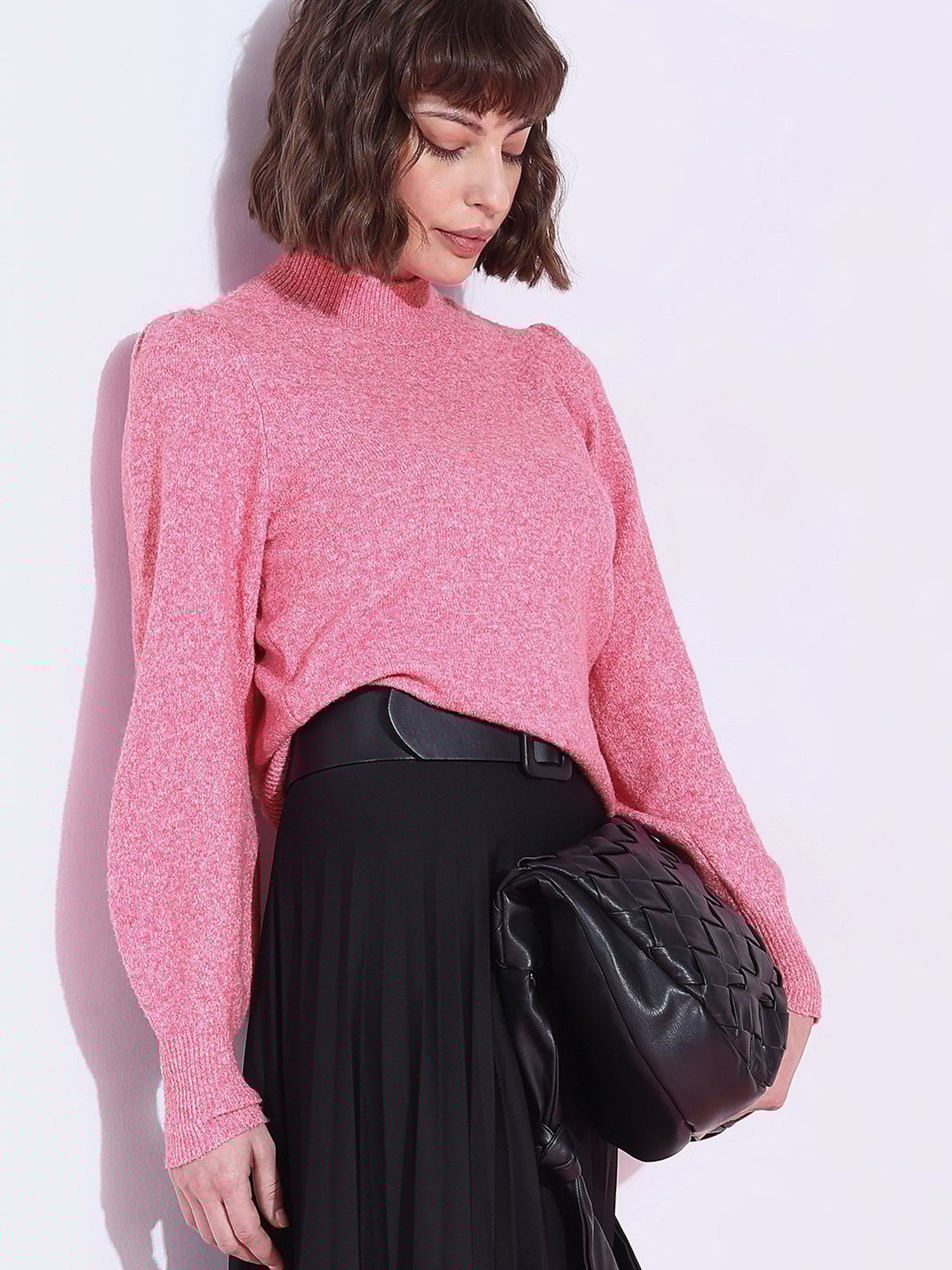 Vero Moda Pink Regular Fit Pullover