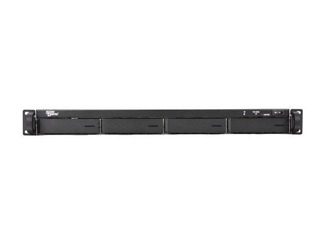 SANS DIGITAL EliteRAID ER104UT+B 1U 4 Bay USB 3.0 / eSATA Hardware RAID 5 Rackmount (Black)