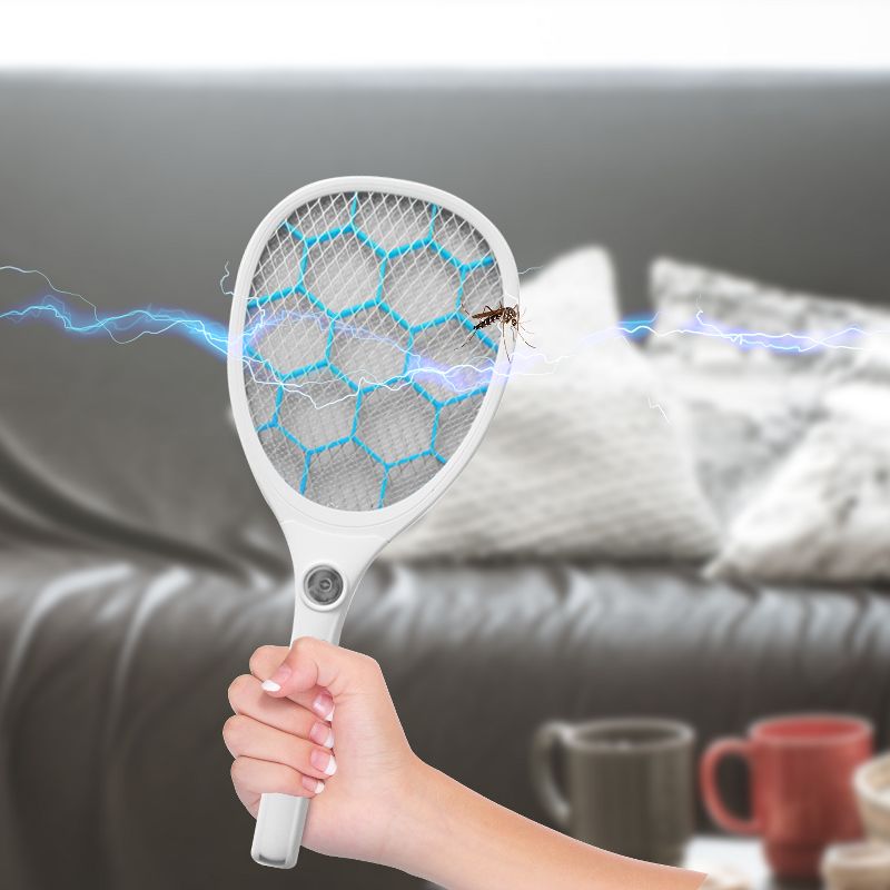 Dartwood Portable Bug Zapper, USB Rechargeable and Battery Powered Mosquito Killer, Insect Trap and Fly Swatter