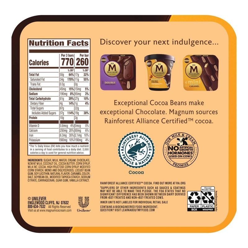 Magnum Ice Cream Bars Double Caramel - 3ct