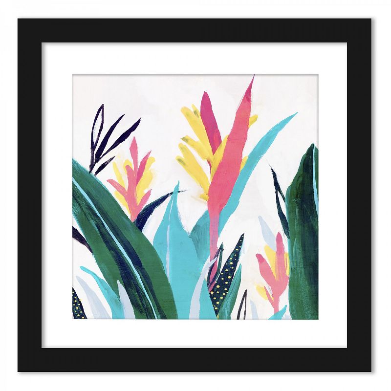 Americanflat Illustrated Birds Of Paradise - Set of 2 Framed Prints by PI Creative
