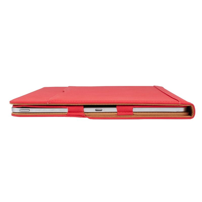 Insten - Soft TPU Tablet Case For iPad Pro 12.9" 2020, Multifold Stand, Magnetic Cover Auto Sleep/Wake, Pencil Charging, Red
