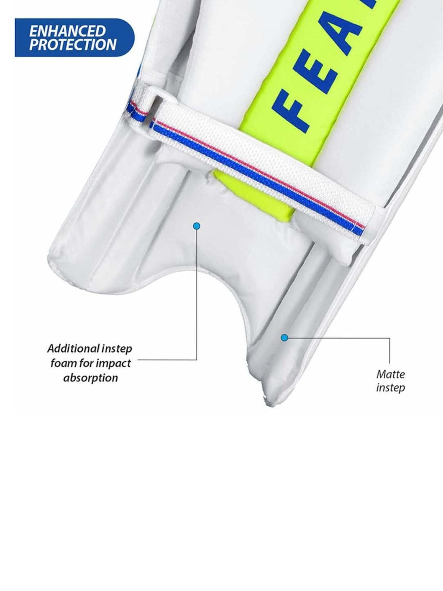 DSC Intense Attitude Cricket Batting Legguard Size - Youth-Left