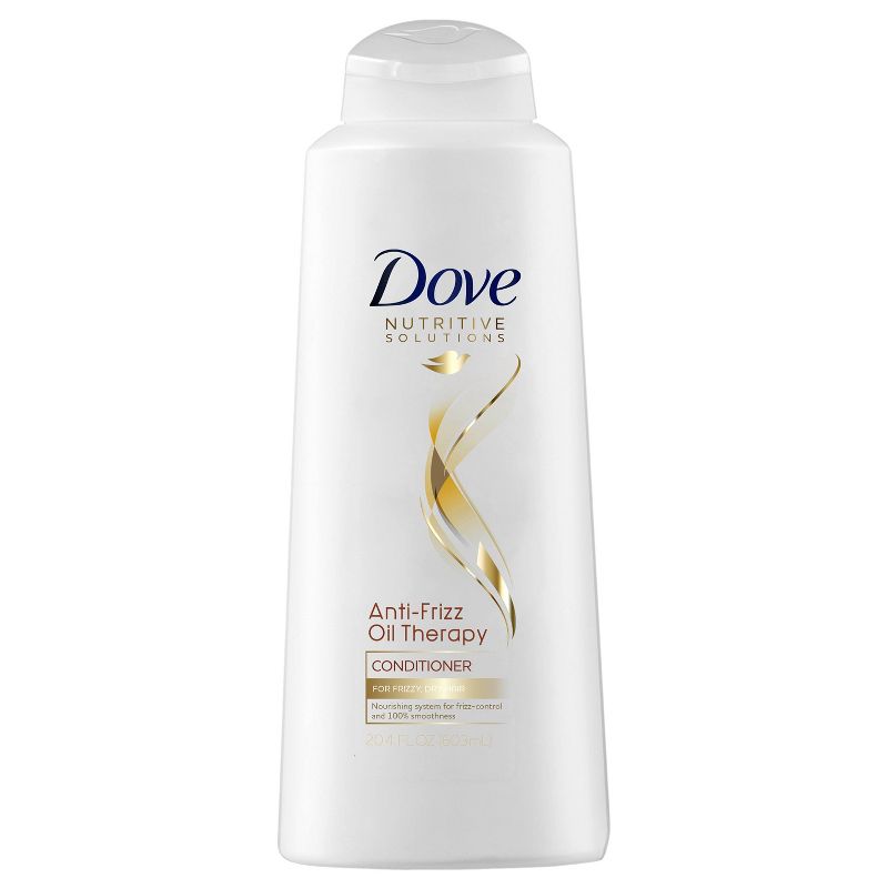 Dove Beauty Anti-Frizz Oil Therapy Conditioner for Frizzy, Dry Hair - 4pk/12 fl oz each