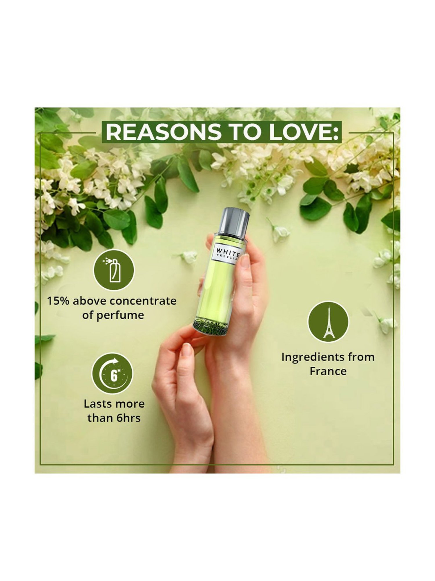 Colorbar Fragrances White Fressia EDP for Women - 50 ml