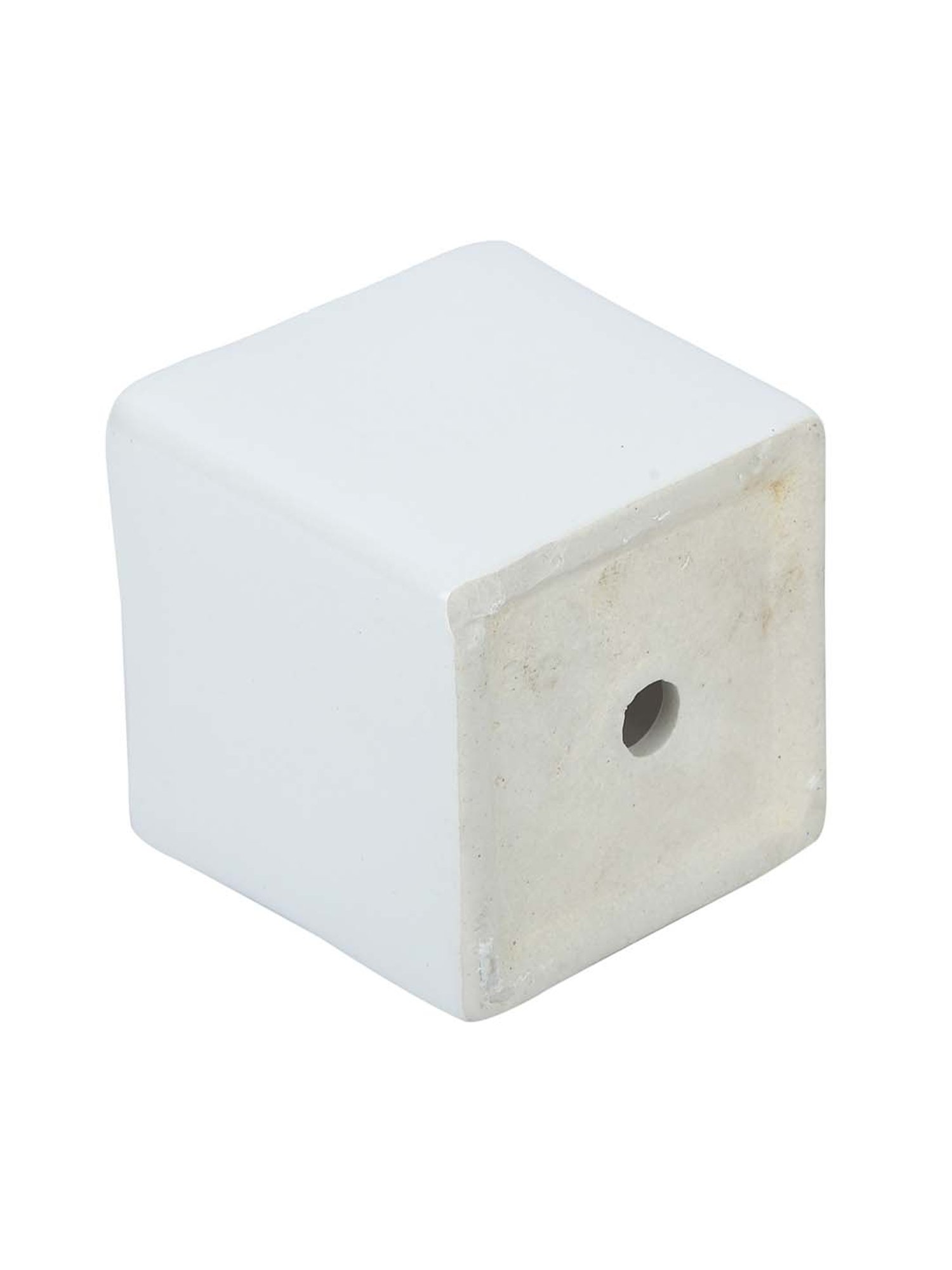 Aapno Rajasthan White Ceramic Planter Pot - Set of 1