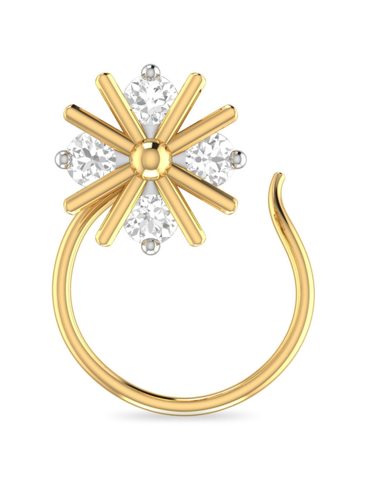 PC Jeweller Rhode 18k Gold Nosepin for Women