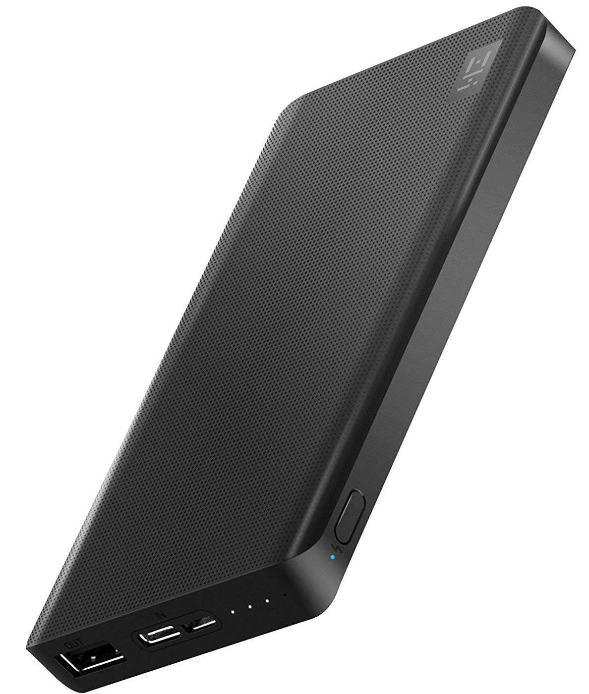 ZMI PowerPack 10K Smallest Lightest 10000mAh Battery Pack Fast Charging Portable Charger Pocket Power Bank for iPhone iPad Samsung (Nexus Pixel 2/XL Require Special Cord) Phone Cords Sold Separately