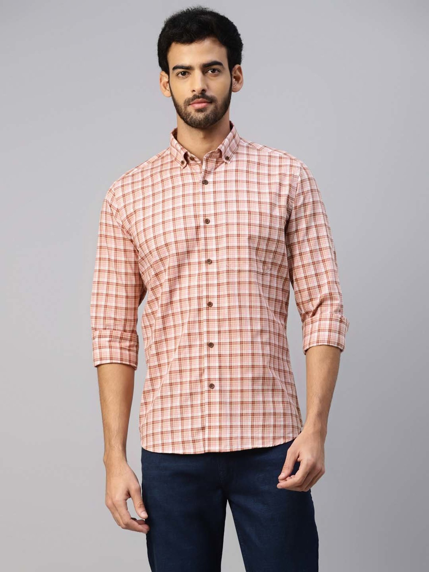 Don Vino Multicolor Regular Fit Check Shirt