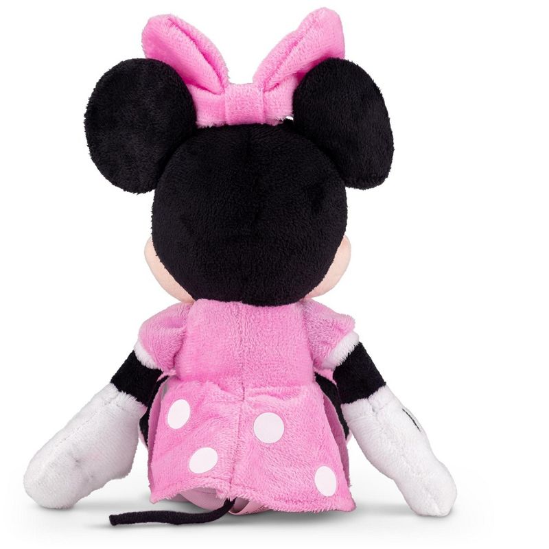Just Play Disney Minnie Mouse 11 inch Child Plush Toy Stuffed Character Doll in Pink Dress
