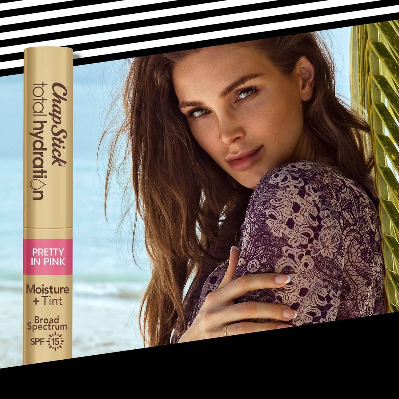 Chapstick Total Hydration with Tint and SPF 15 - Pretty In Pink - 0.08oz