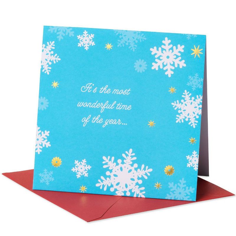 Wonderful Time Of The Year Pop-Up Christmas Greeting Card