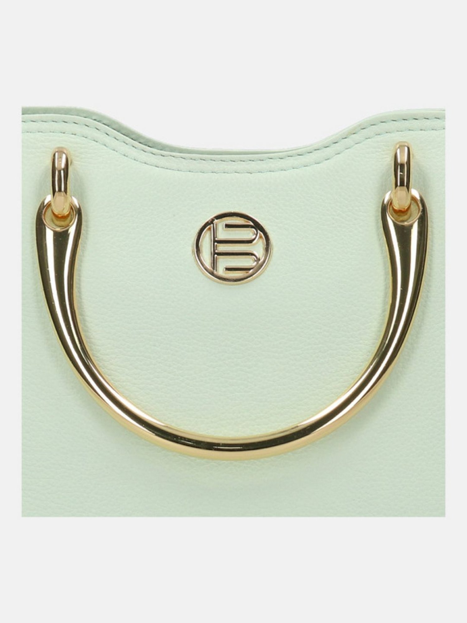 BAGATT Campania Light Green Medium Leather Handbag