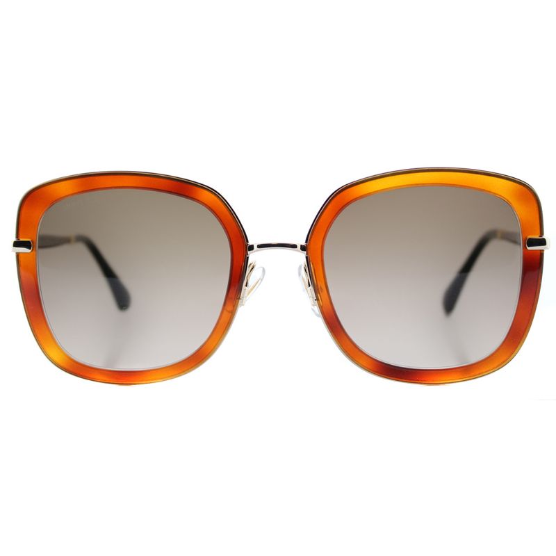 Jimmy Choo Glenn/S QAN Womens Square Sunglasses Brown 52mm