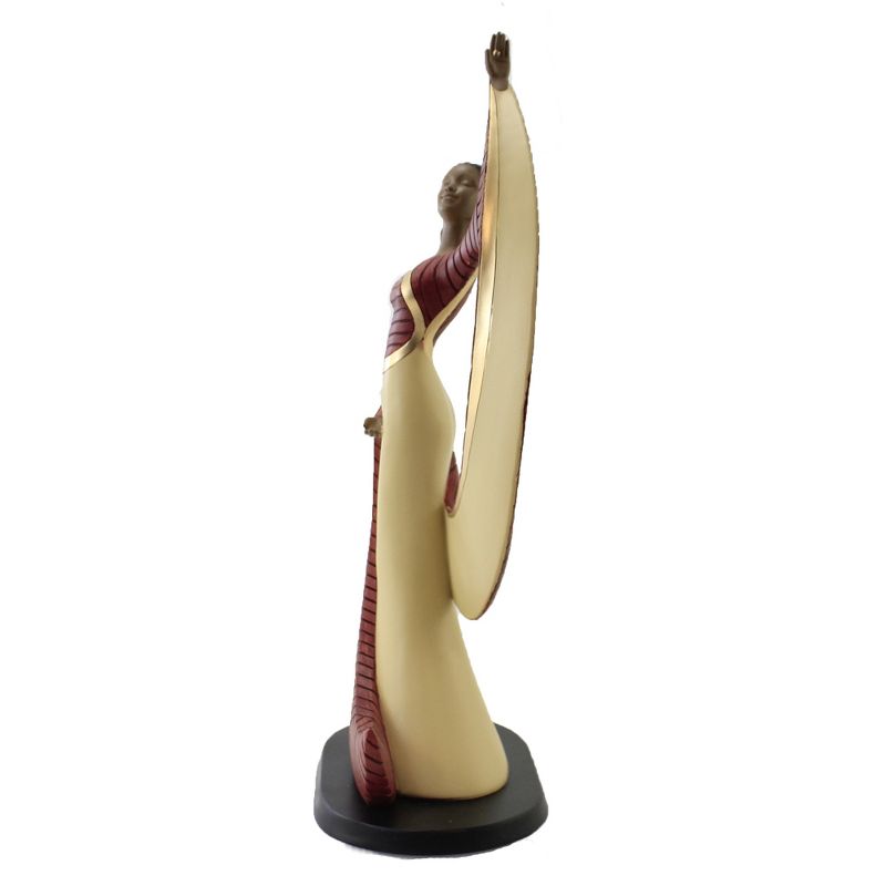 Black Art 14.5" Woman Dancer Figurine  -  Decorative Figurines