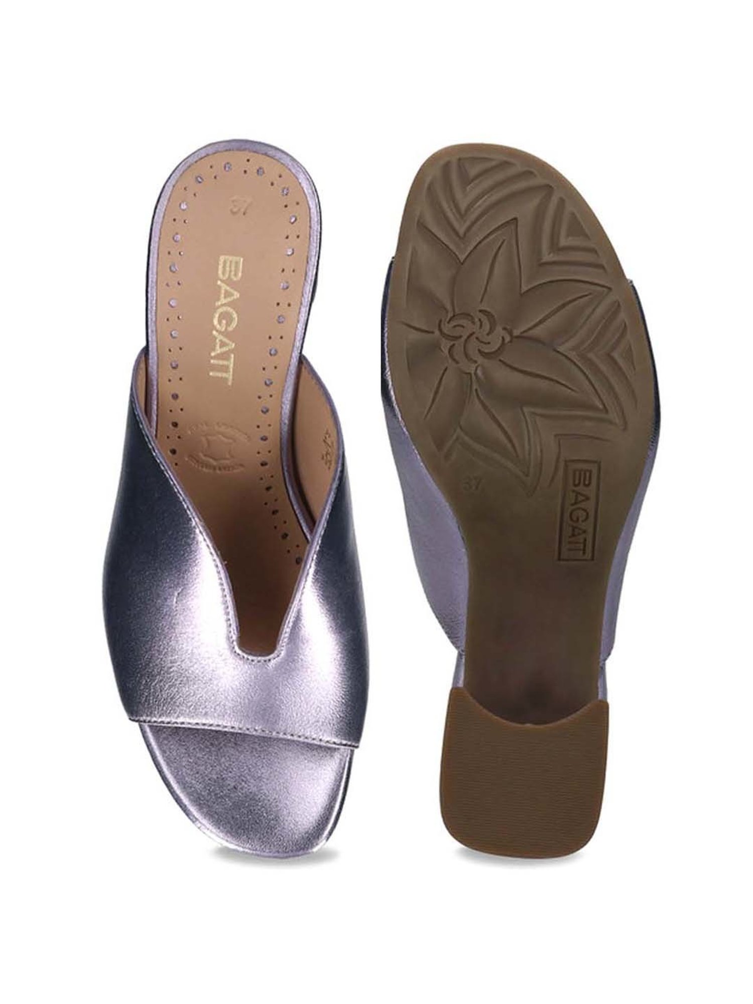 Bagatt Women's Rosella Purple Casual Sandals