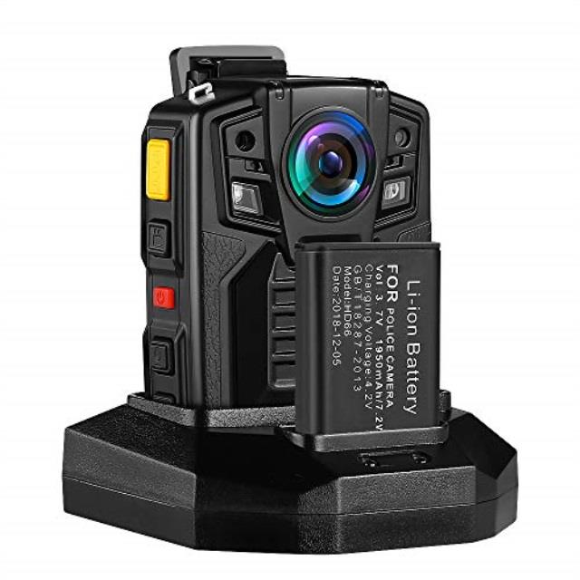 boblov body camera ambarella a7 32g 1296p builtin memory audio & video recorder 170 wide angle night vision with 360 rotation clip