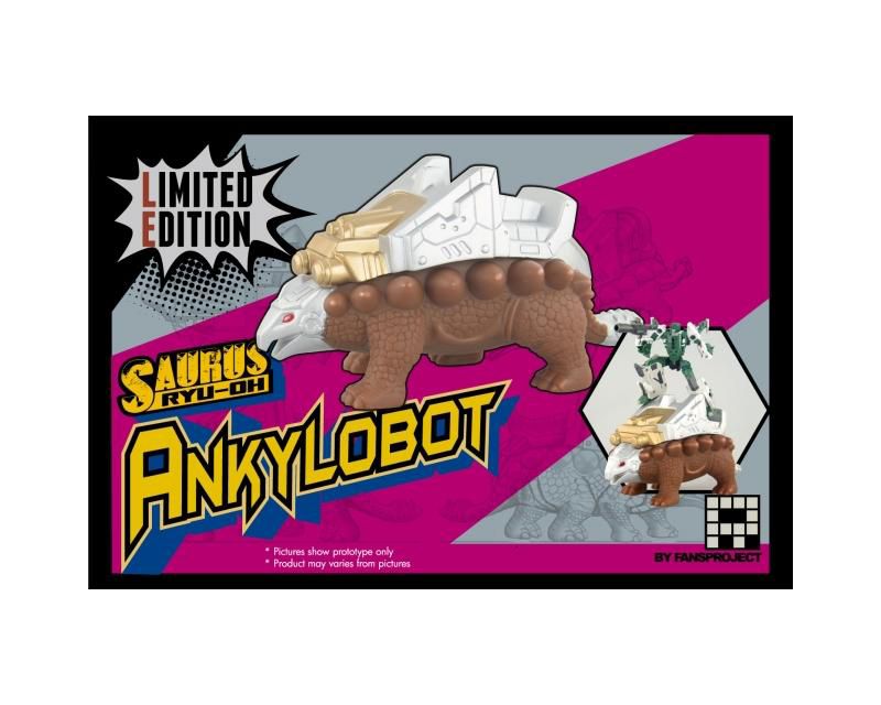 Ankylobot Shell Limited Edition | Fansproject Saurus Ryu-oh Action figure accessories