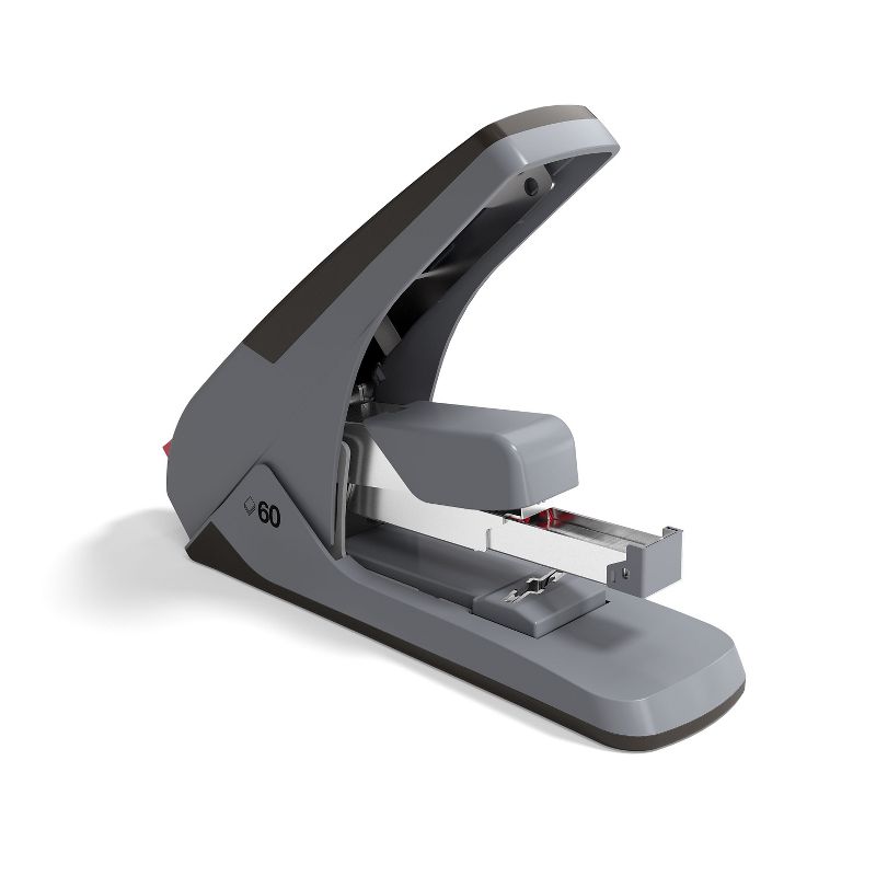 Staples One-Touch High-Capacity Flat-Stack Stapler 60 Sht Capacity Blk/Gray TR58490