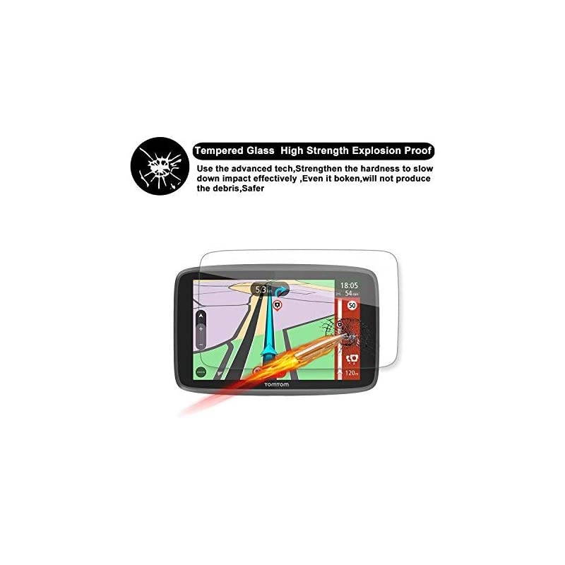 Special for Tomtom GO 620 6200 6250 GPS 6-Inch Display Navigation Screen Protector,  HD Clear Tempered Glass Screen Guard Shield Scratch-Resistant Ultra HD Extreme Clarity