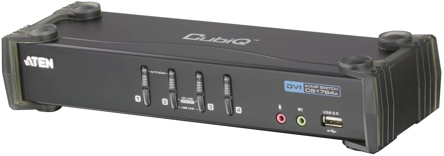 ATEN 4-Port USB 2.0 DVI KVMP Switch (CS1764A)