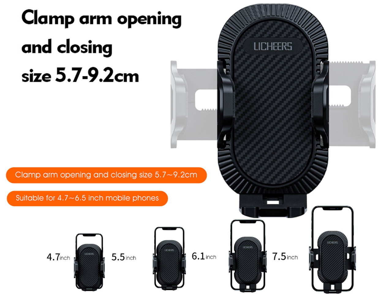 Car Phone Holder Mobile Phone Holder Stand in Car No Magnetic GPS Mount Support Car Phone Mount 360 Degree Rotation For iPhone 11 Pro/11/XS Max/XS/8/7 Xiaomi Samsung