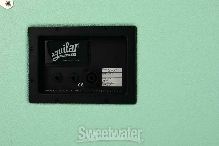 Aguilar SL 115 - 1x15" 400-watt 8 ohm Bass Cabinet - Poseidon Green