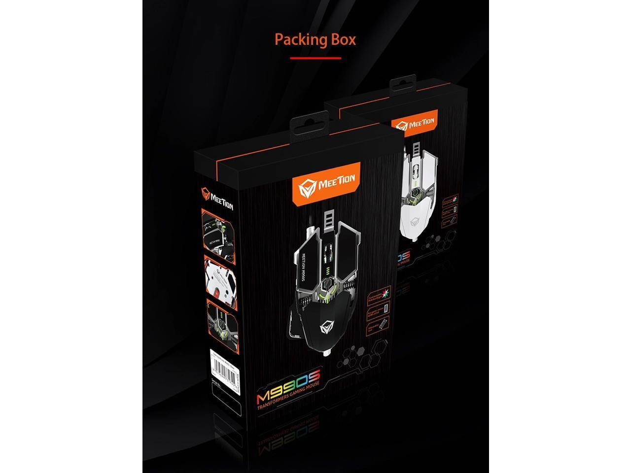 GTX300 USB Wired Colorful LED Backlit Gaming Keyboard with Mouse for PC Laptop