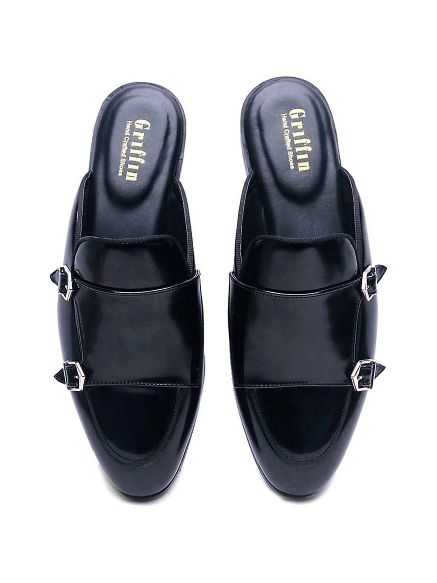 Griffin Men's Black Mule Shoes