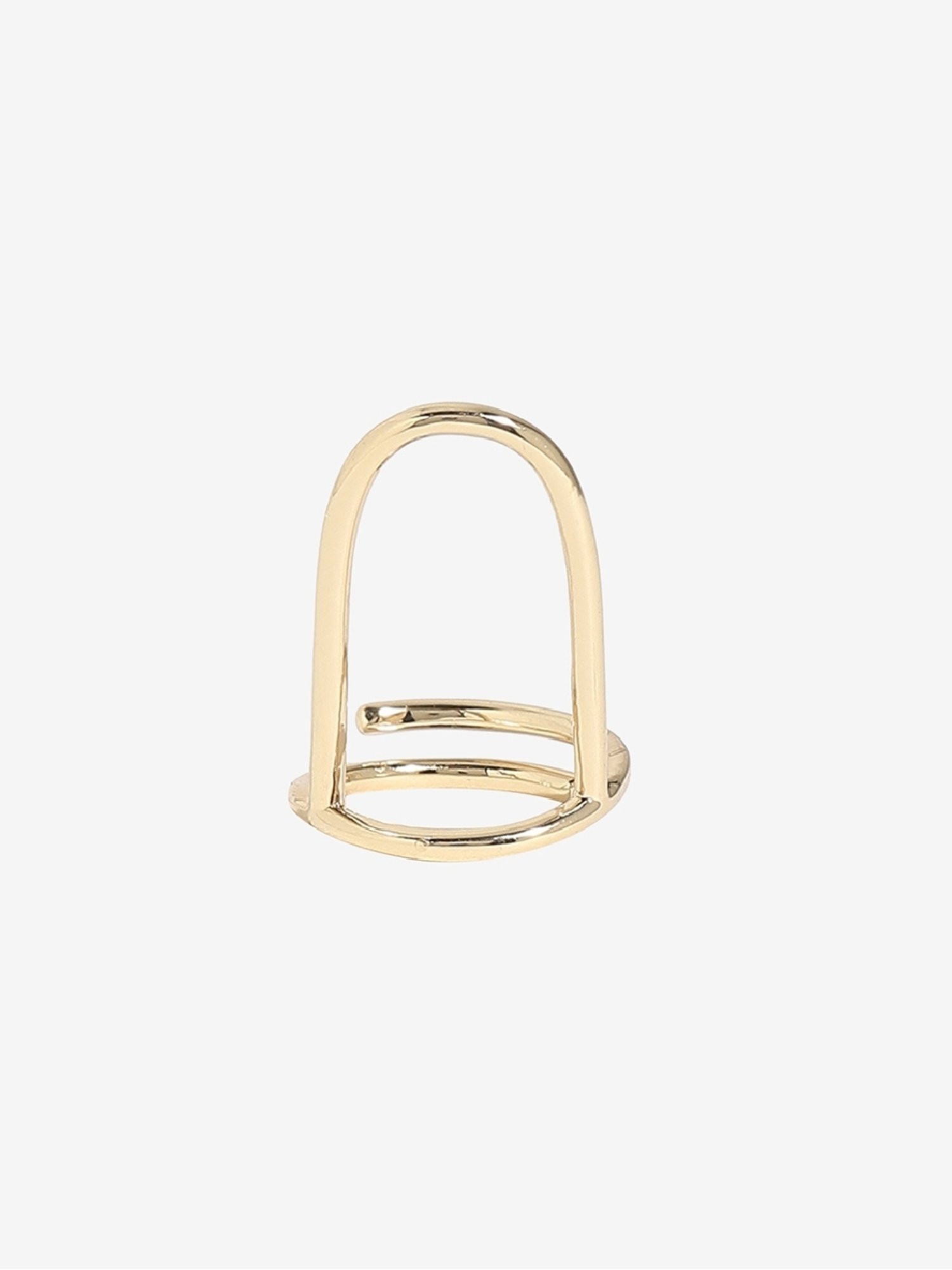 Sohi Gold-Plated Statement Finger Ring
