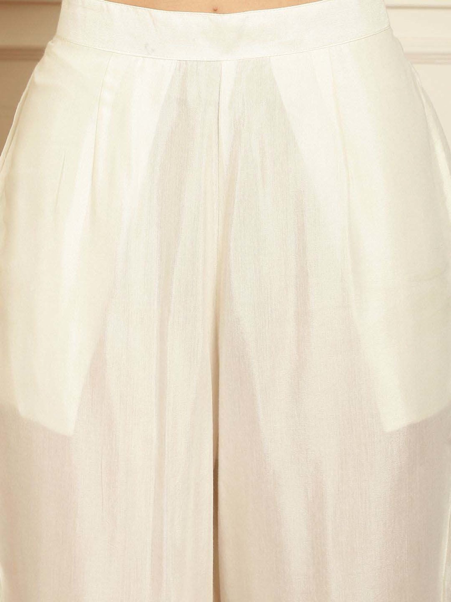 Stylee LIFESTYLE Off-White Embroidered Unstitched Dress Material