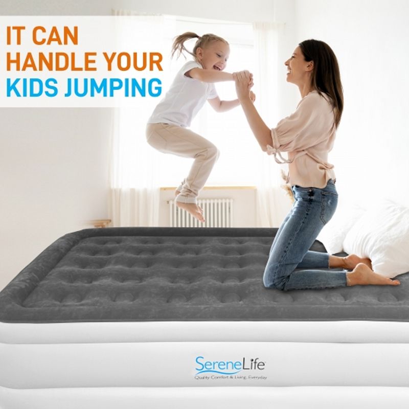 Beautyrest Comfort Plus 17" Anti-Microbial Air Mattress with Pump - Full