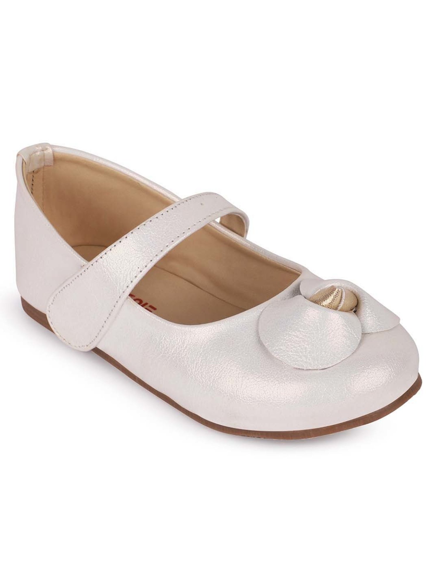 Minesole Kids White Mary Jane Shoes