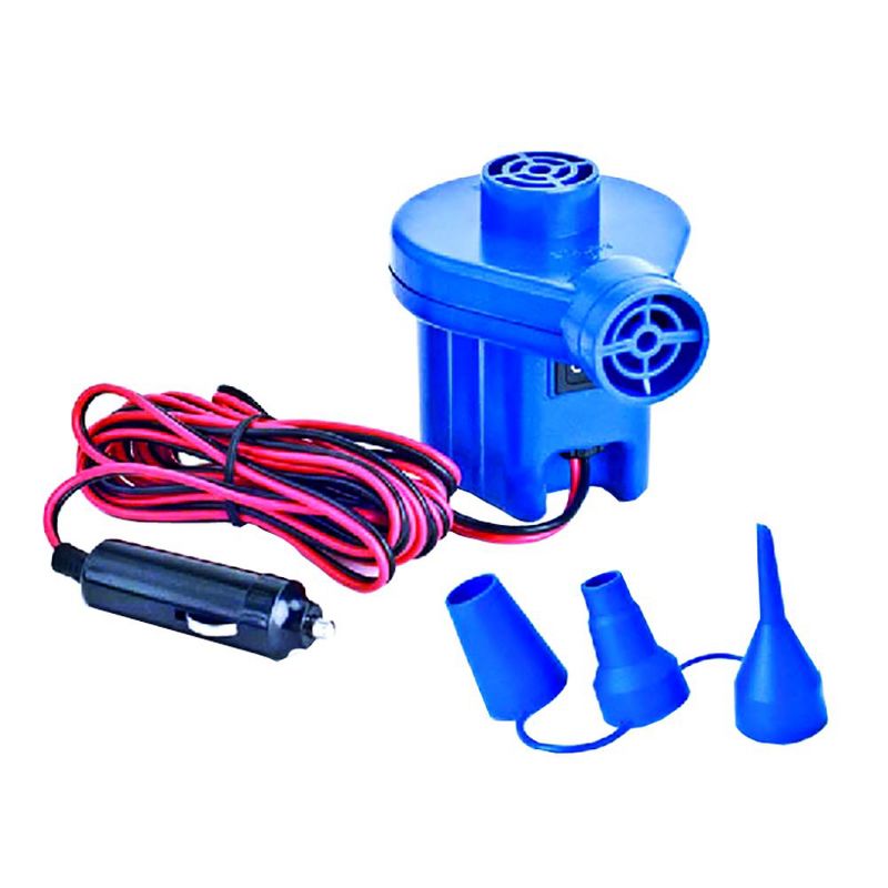 Swimline 48 Inch Inflatable Everything Bagel Swimming Pool Float Tube + 12V Pump