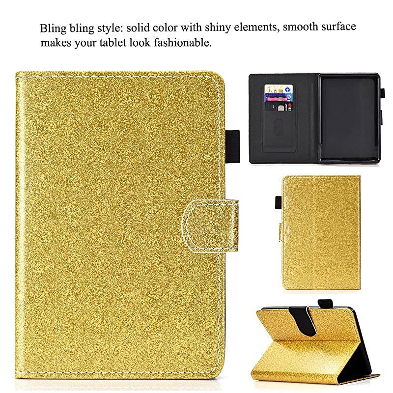 Kindle 10th Gen 2019 Case Folio Smart Cover with Auto WakeSleep Feature Premium PU Leather Cards Slots Slim Cover for AllNew Kindle 10th Generation 2019 Release 6quot Reader Gold