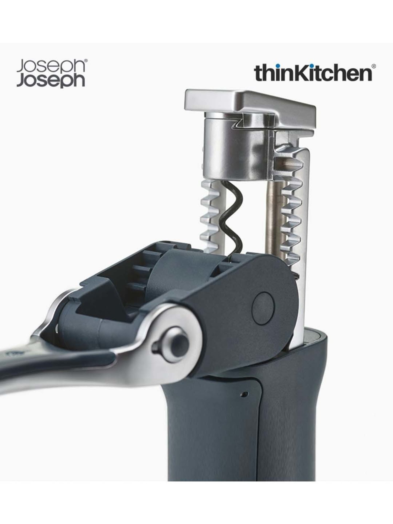 JOSEPH JOSEPH Silver & Green Steel 30.5 cm Elevate Tong - Set of 1