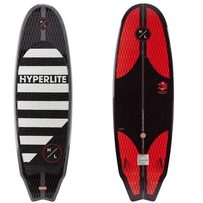 Hyperlite Landlock 5.9 All-Around Beginner Wakesurfer Board with Long-Lasting Layered Fiberglass Construction