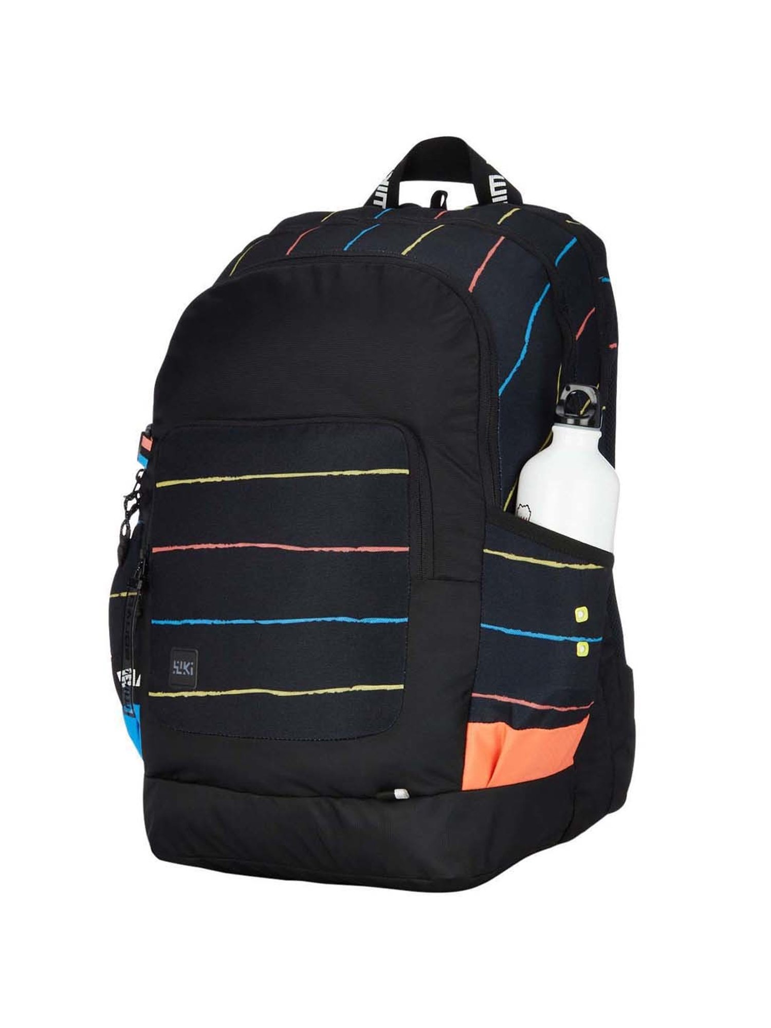 Wiki 40 Ltrs Black Medium Backpack