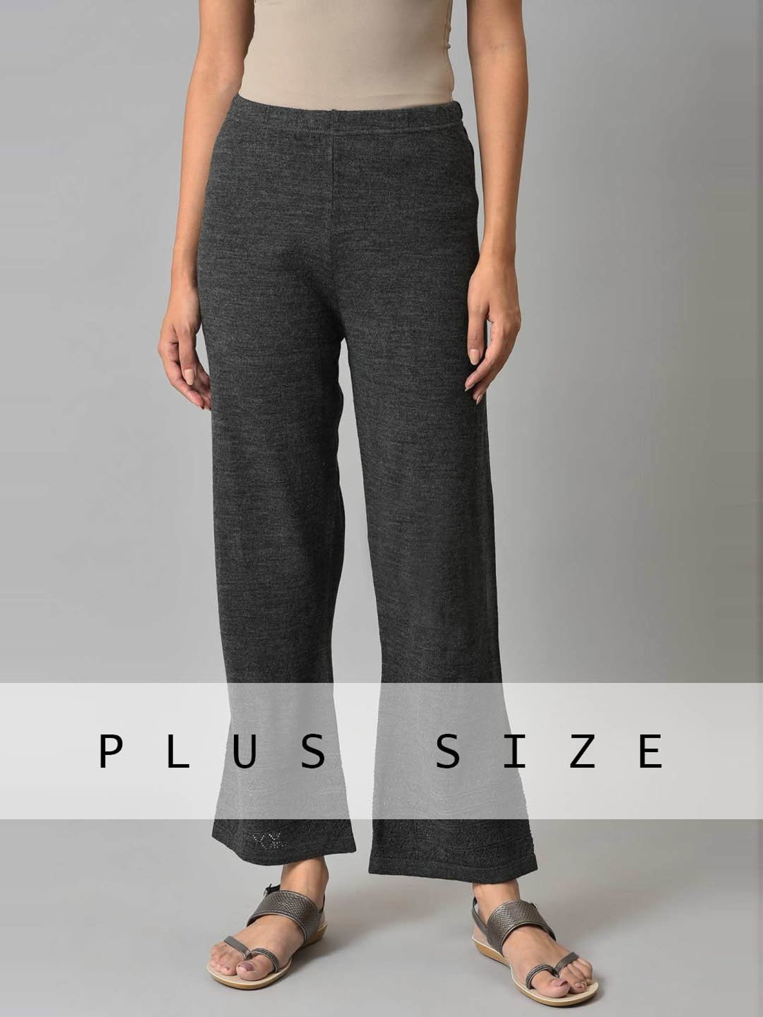 Elleven from Aurelia Grey Regular Fit Palazzos