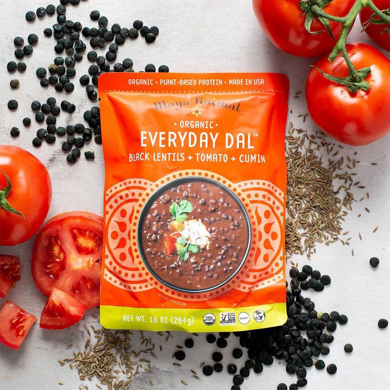 Maya Kaimal Organic Everyday Dal Black Lentils with Tomato and Cumin - 10oz
