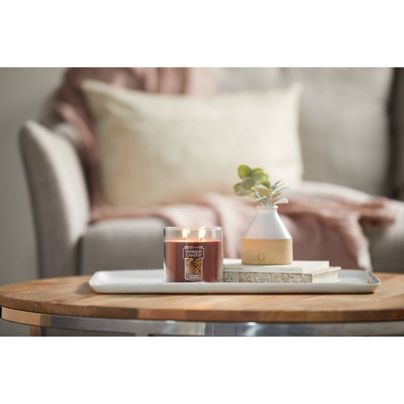 12.5oz Lidded Glass Jar 2-Wick Autumn Wreath Candle - Yankee Candle